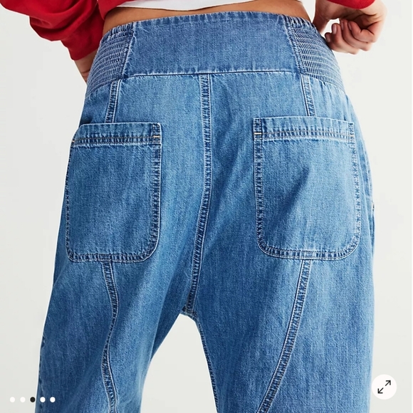 We The Free Lnan Crop Harem Jeans Size L - Picture 2 of 11